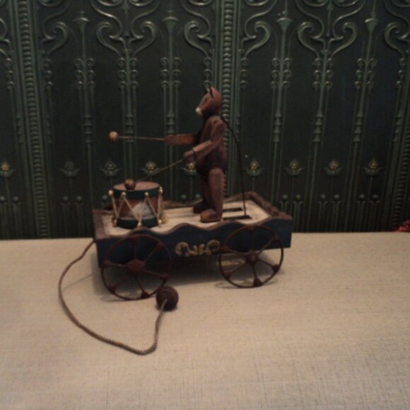 vintage pull along wooden toy - Picture 1 of 7